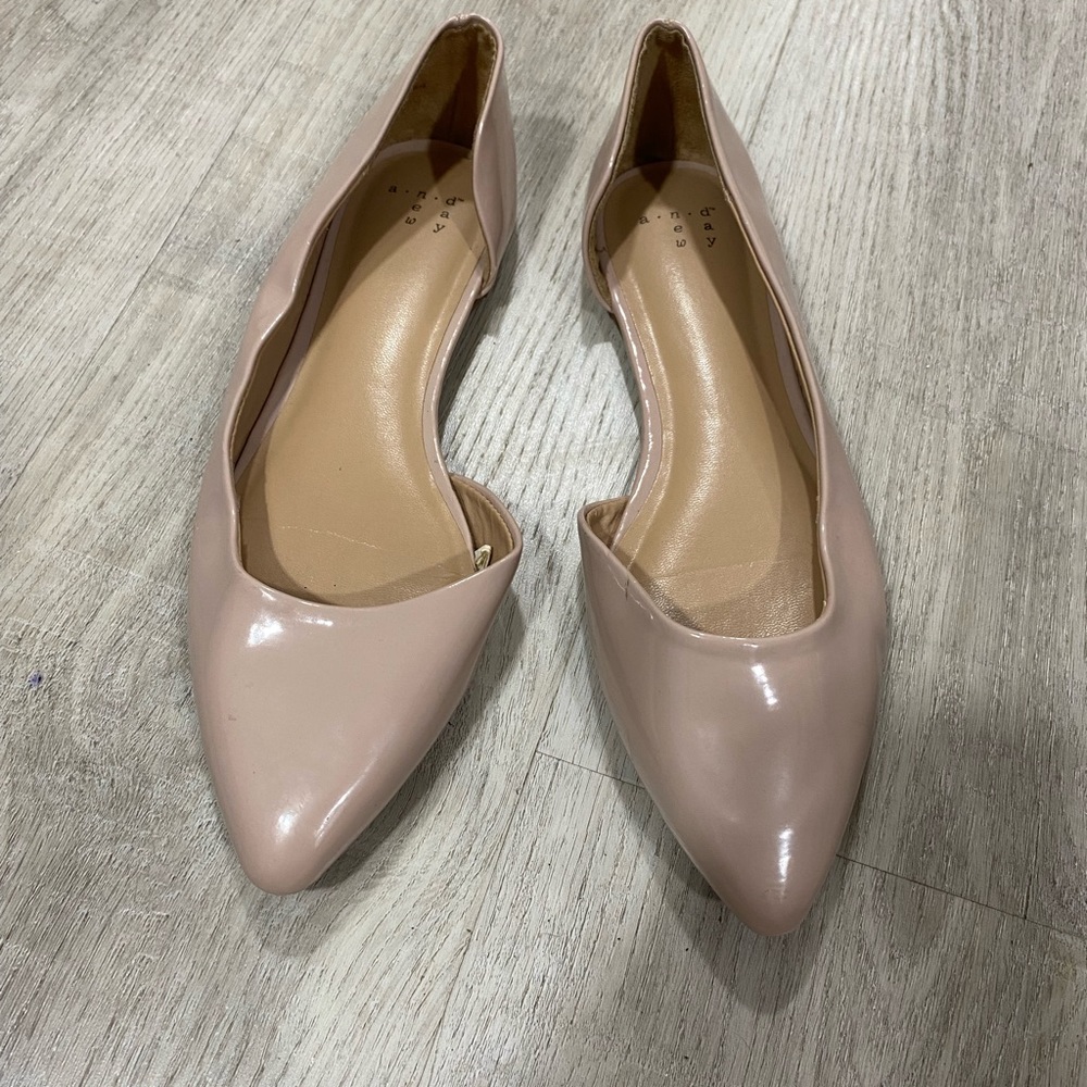 A new day rose pink flats size 6